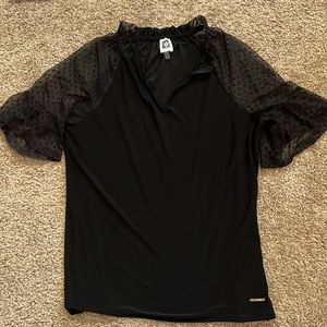 Anne Klein black blouse